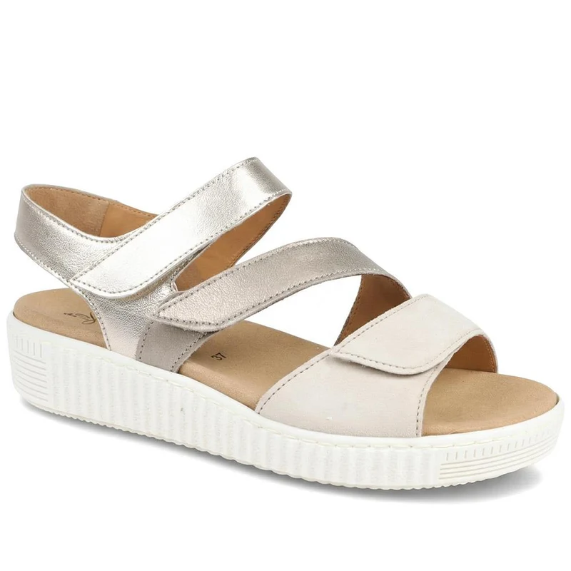 Ball Gabor Leather Wedge Sandals - GAB35522 / 321 580 - Multi