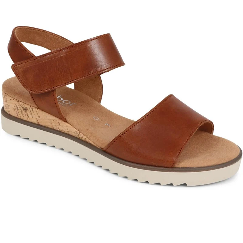 Raynor Gabor Wedge Sandals - GAB39511 / 325 072 - Tan