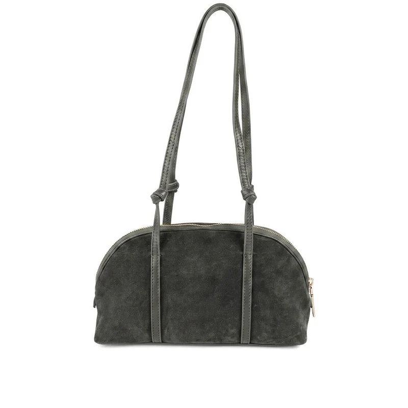 Wimberly Premium Leather Shoulder Bag - WIMBERLY / 329 936 - Olive Suede