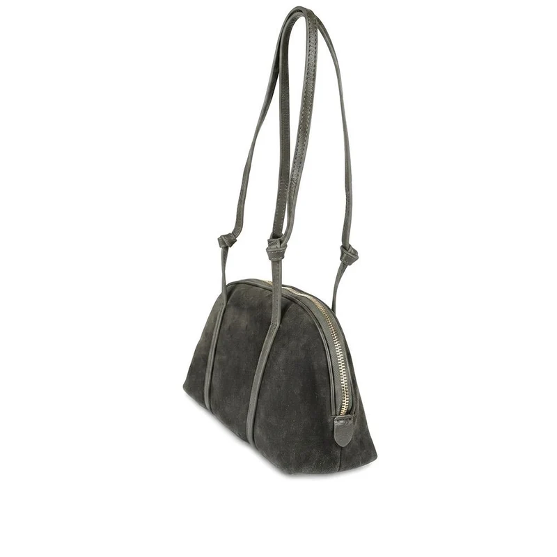 Wimberly Premium Leather Shoulder Bag - WIMBERLY / 329 936 - Olive Suede