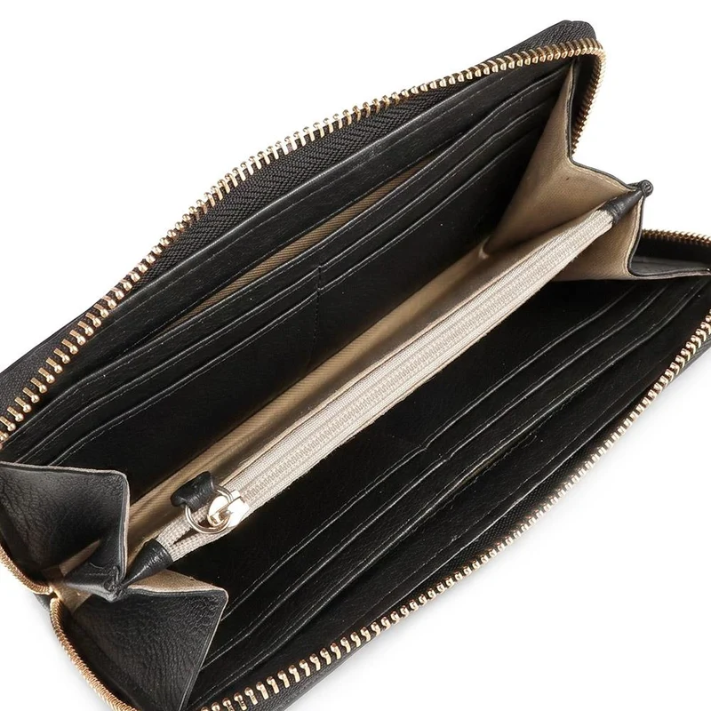 Verra Premium Leather Wallet - VERRA / 329 937 - Black Multi