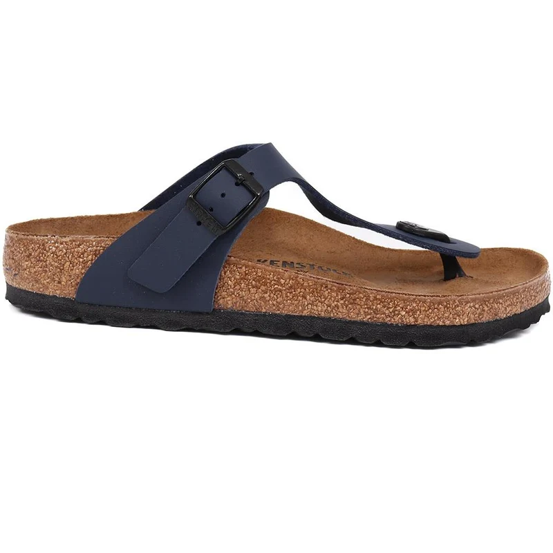 Birkenstock Gizeh Toe Post Sandals - BIRK29507 - Navy