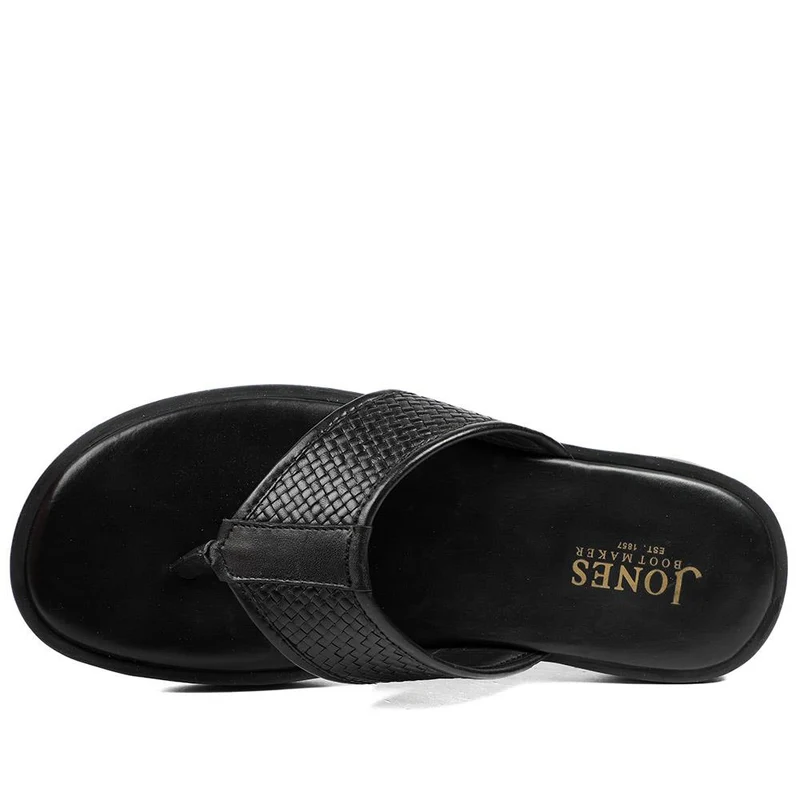 Wallgate Premium Leather Toe Post Sandals - WALLGATE / 329 186 - Black