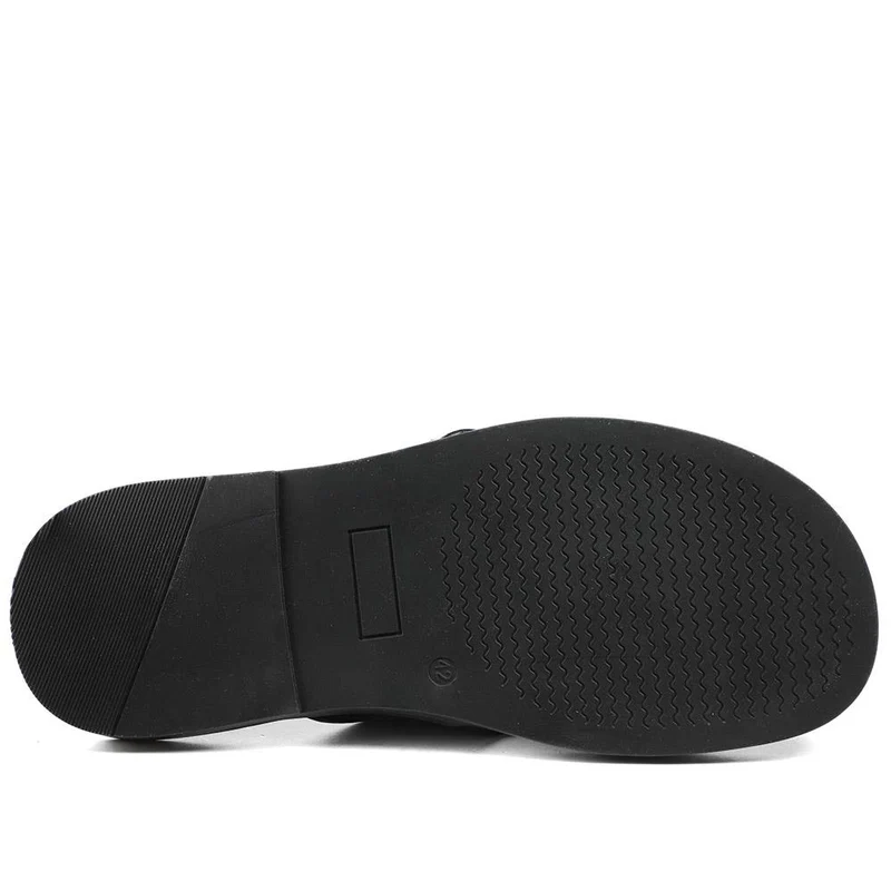 Wallgate Premium Leather Toe Post Sandals - WALLGATE / 329 186 - Black