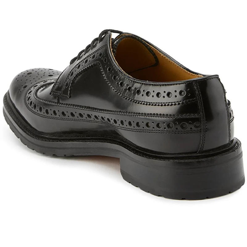 Middlesbrough Leather Brogues - MIDDLESBROUGH / 325 930 - Black Polished