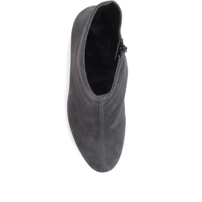 Letty Heeled Ankle Boots - LETTY / 322 354 - Grey