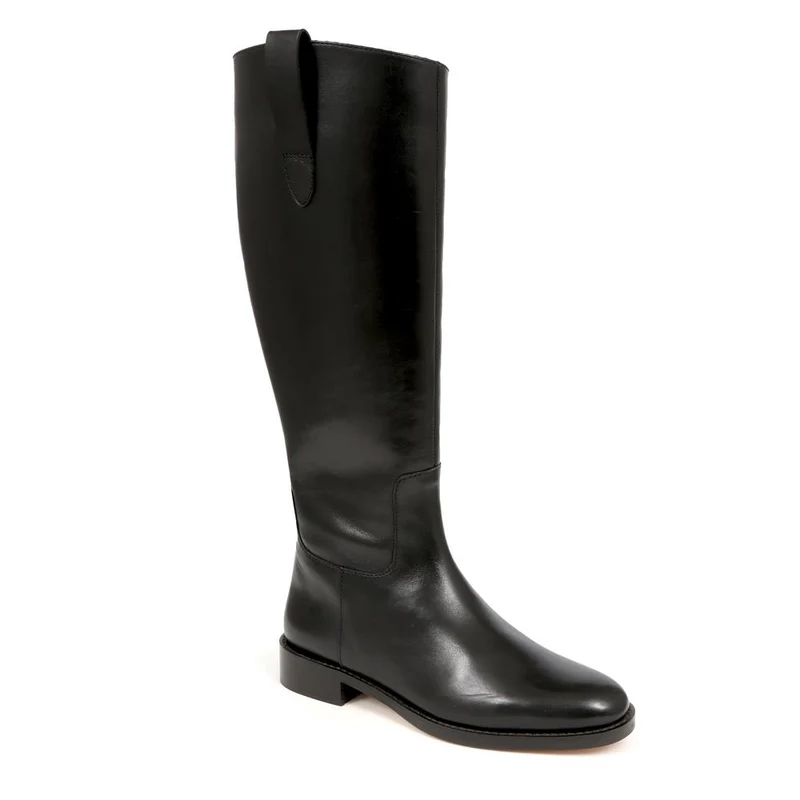 Emelia Medium Calf Fit Leather Boots - EMELIAM / 326 210 - Black