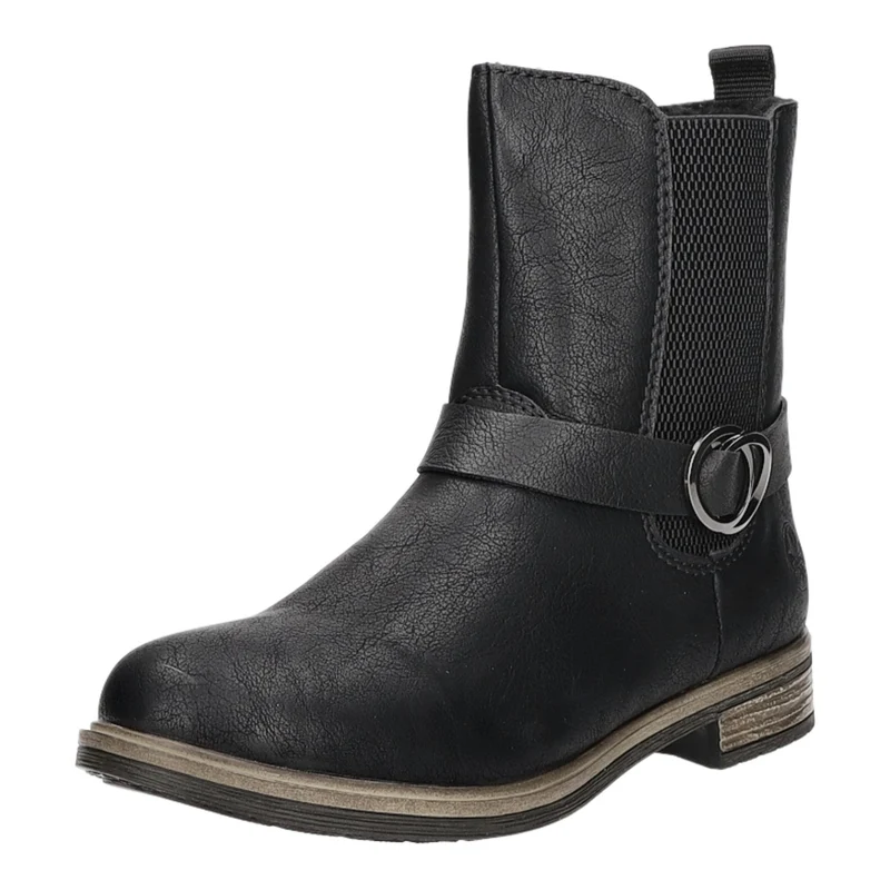 Rieker Schlupf-/Reißverschlußstiefelette Warmfutter bis 35mm Absatz (casual)
