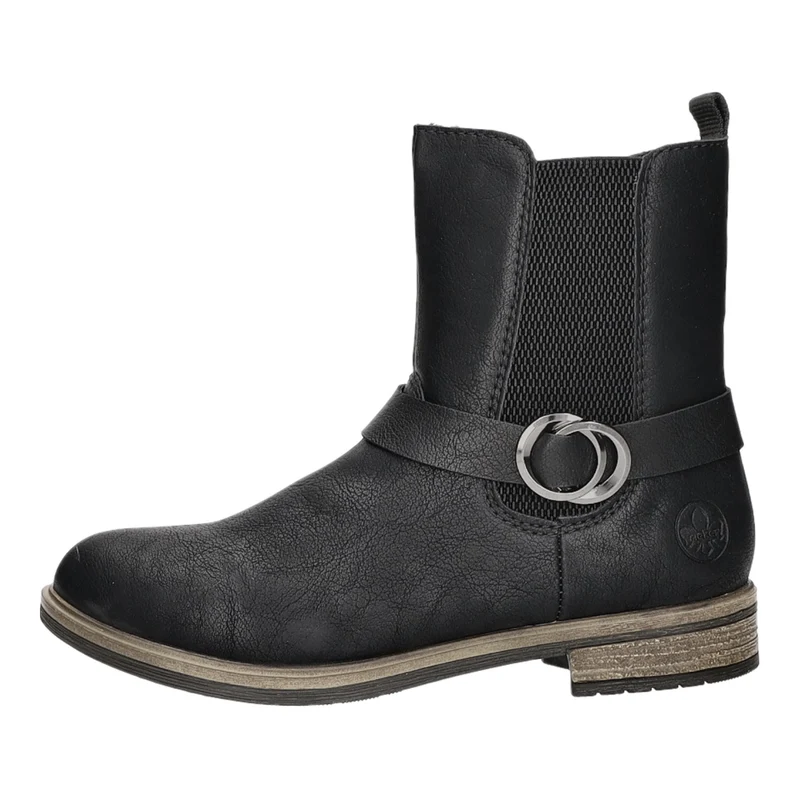 Rieker Schlupf-/Reißverschlußstiefelette Warmfutter bis 35mm Absatz (casual)