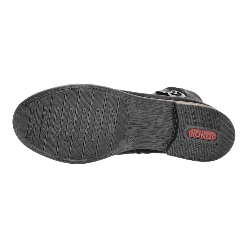 Rieker Schlupf-/Reißverschlußstiefelette Warmfutter bis 35mm Absatz (casual)