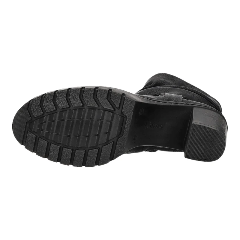 Rieker Schlupf-/Reißverschlußstiefelette Warmfutter ab 35mm Absatz
