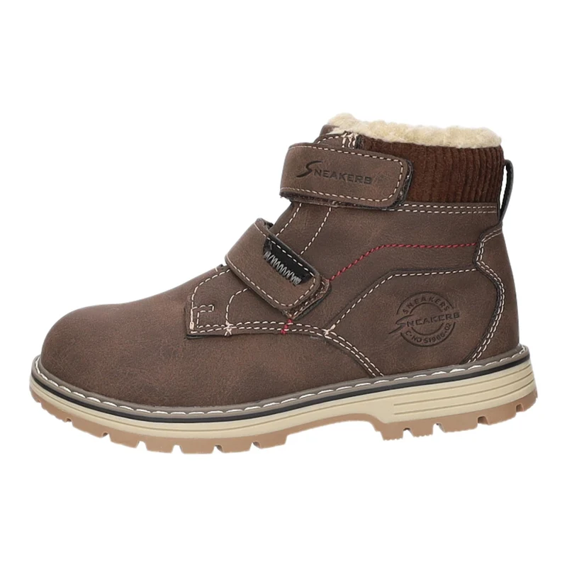 Sneakers Schlupf-/Klettstiefelette Warmfutter