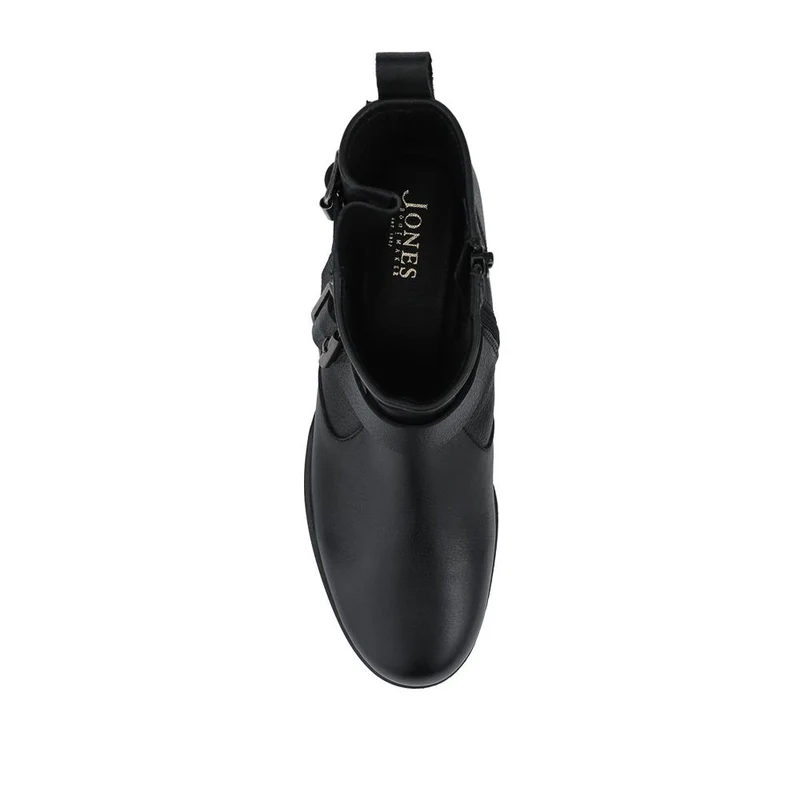 Maribel Buckle-Detailed Leather Boots - MARIBEL / 328 563 - Black