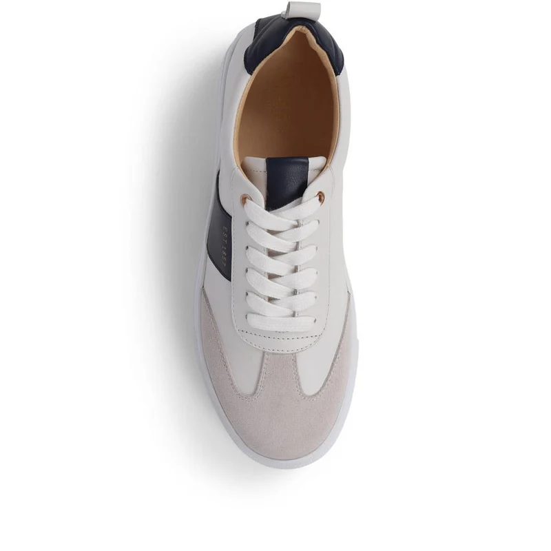 Aspyn Leather Trainers - ASPYN / 325 132 - White-Navy