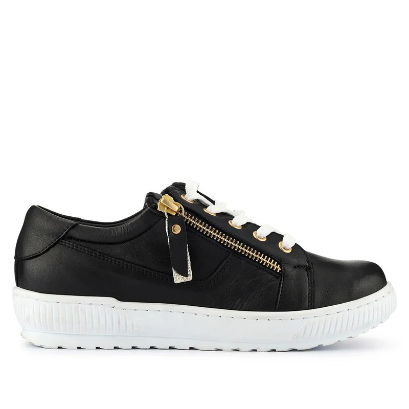 Padova Wide-Fit Leather Trainers - PADOVAWIDE / 326 787