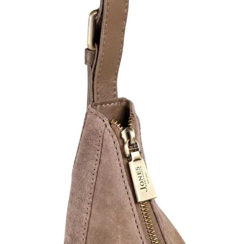 Ysabelle Leather Slouch Bag - YSABELLE / 324 555 - Taupe