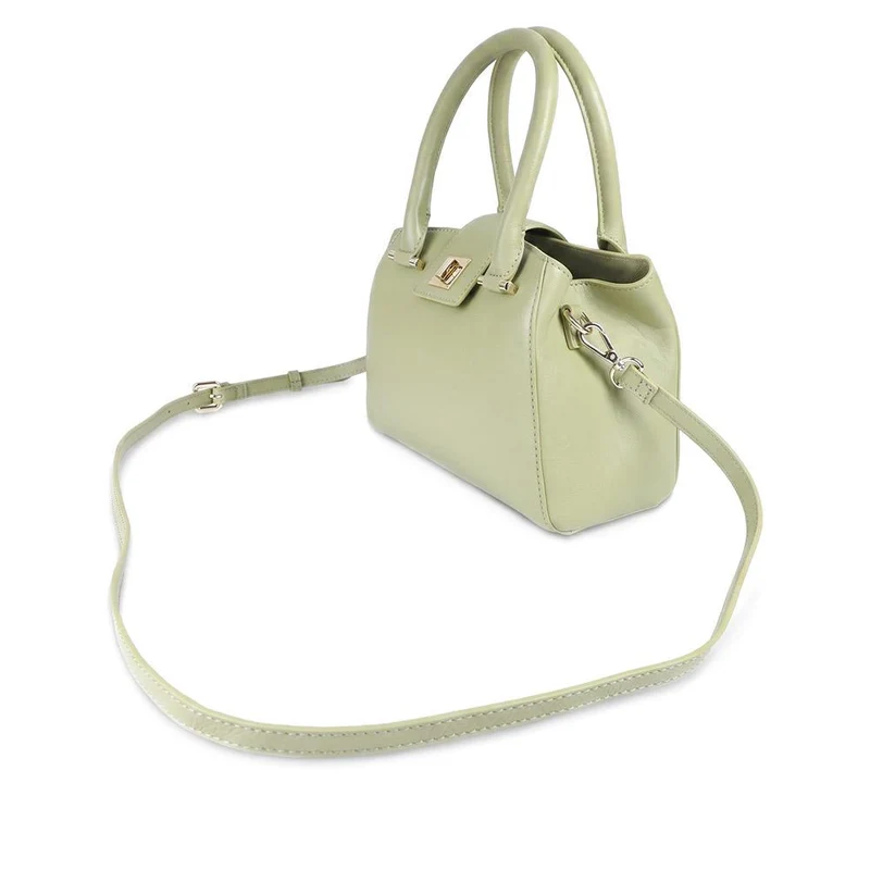 Whimsy Leather Top Handle Bag - WHIMSY / 323 891 - Olive