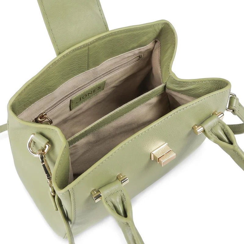 Whimsy Leather Top Handle Bag - WHIMSY / 323 891 - Olive