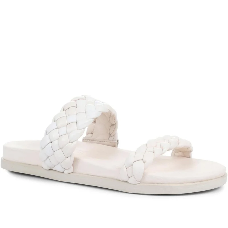 Madeira Braided Platform Sandals - MADEIRA / 322 572 - Off White