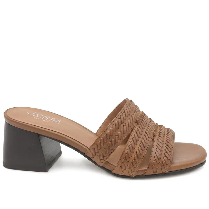 Isaura Leather Heeled Mule Sandals - ISAURA / 329 569