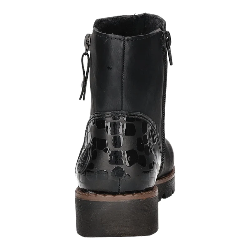 Rieker Schlupf-/Reißverschlußstiefelette Warmfutter bis 35mm Absatz (casual)