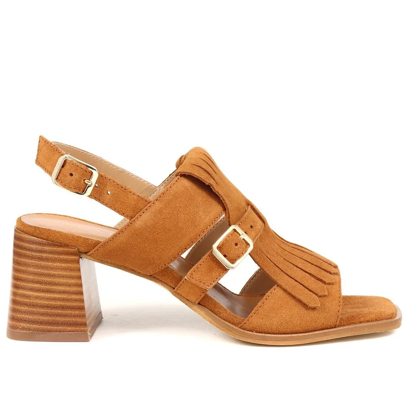 Kamila Block Heels - KAMILA / 323 634 - Tan