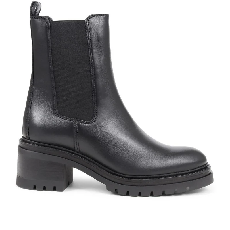 Darrah Leather Chelsea Boots - DARRAH / 324 252 - Black