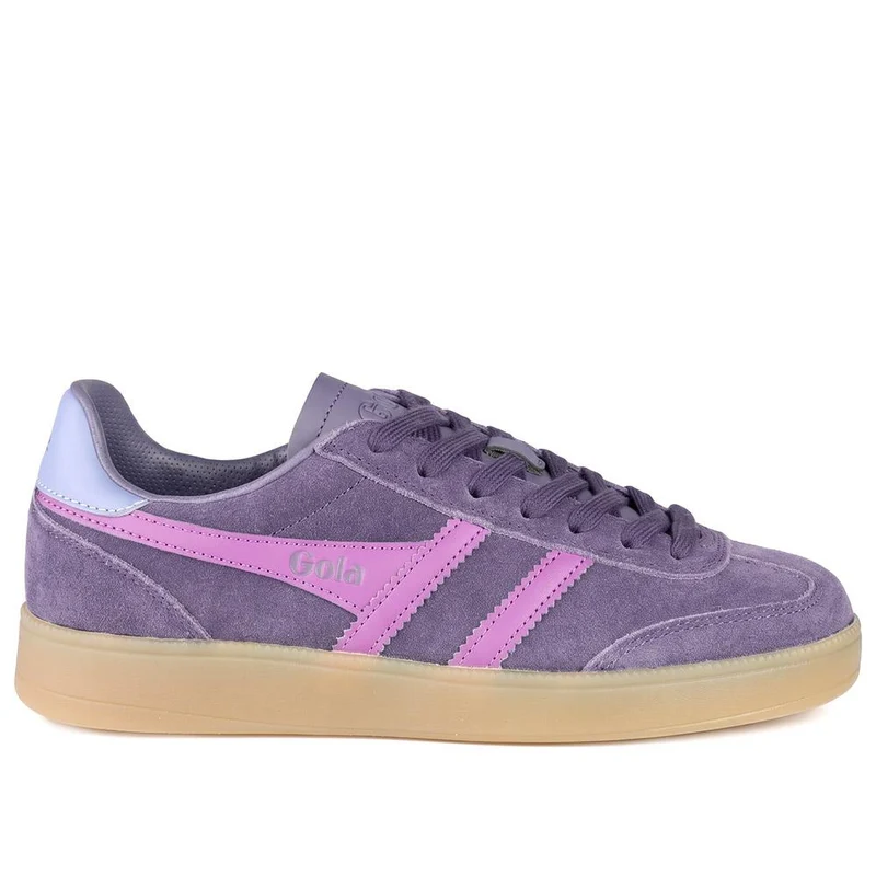 Gola Viper Leather Lace Up Trainers - JAC42501 / 327 785 - Plum