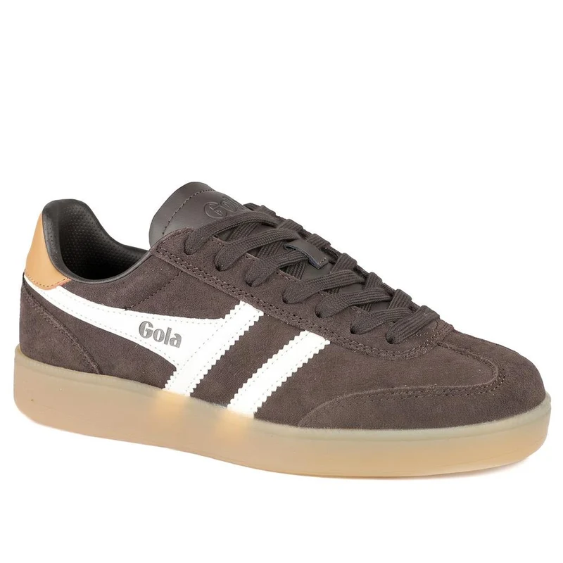 Gola Viper Leather Lace Up Trainers - JAC42501 / 327 785 - Chocolate