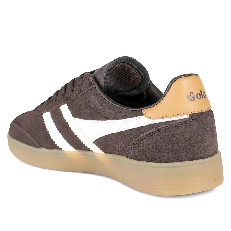 Gola Viper Leather Lace Up Trainers - JAC42501 / 327 785 - Chocolate
