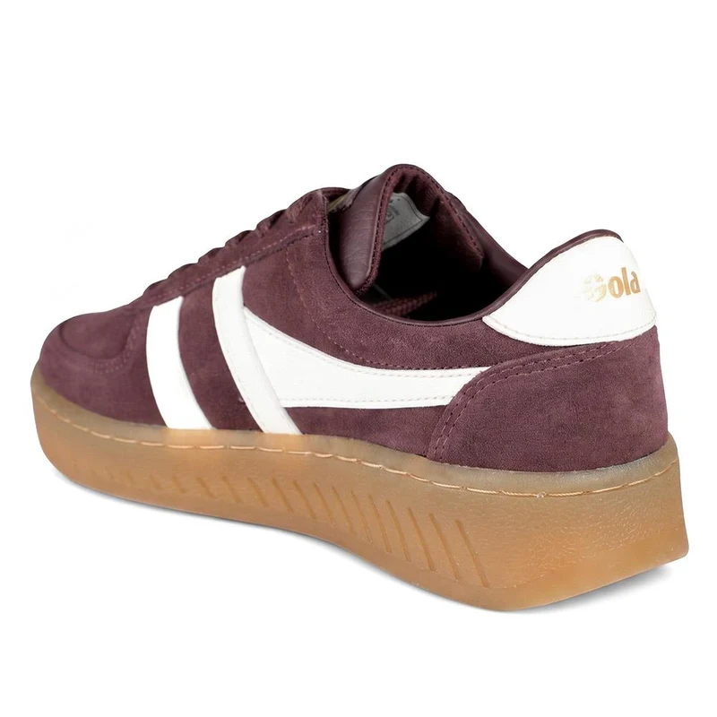 Gola Grandslam Suede Leather Trainers - JAC42504 / 327 782 - Burgundy