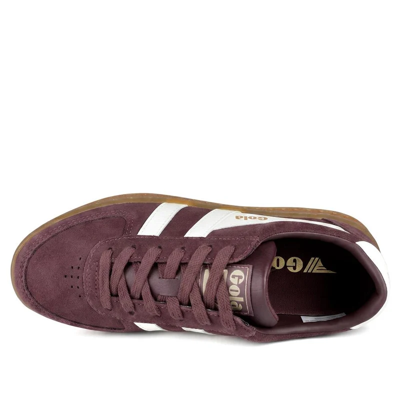Gola Grandslam Suede Leather Trainers - JAC42504 / 327 782 - Burgundy