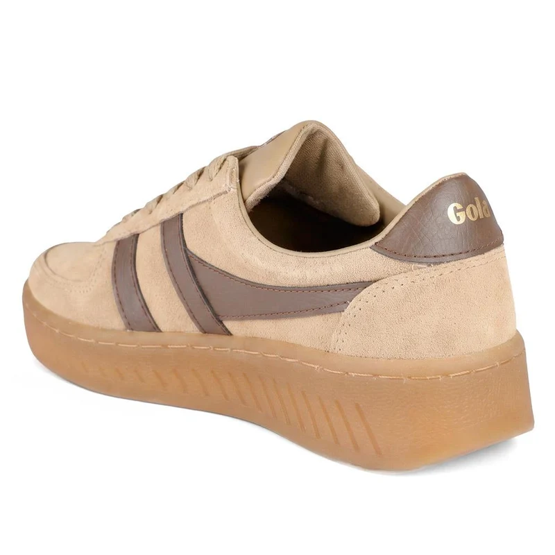Gola Grandslam Suede Leather Trainers - JAC42504 / 327 782 - Caramel