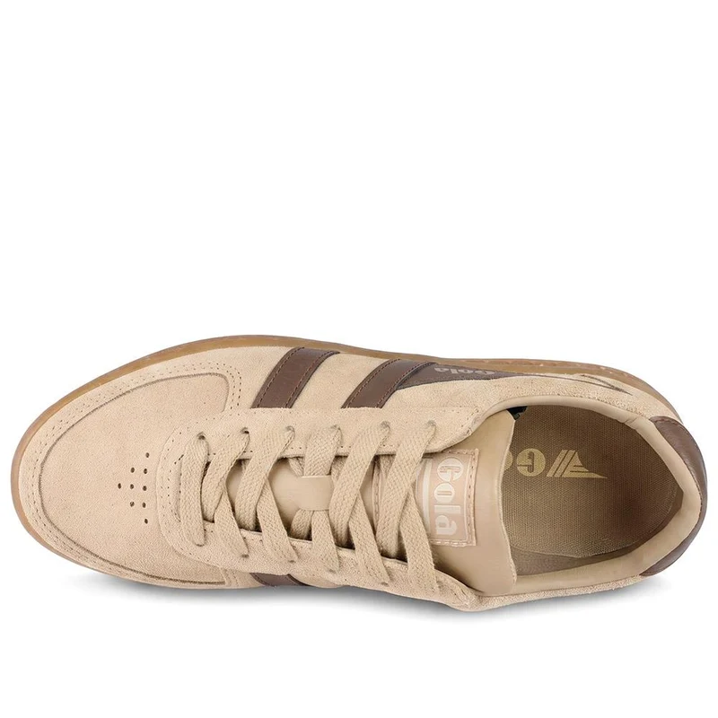 Gola Grandslam Suede Leather Trainers - JAC42504 / 327 782 - Caramel