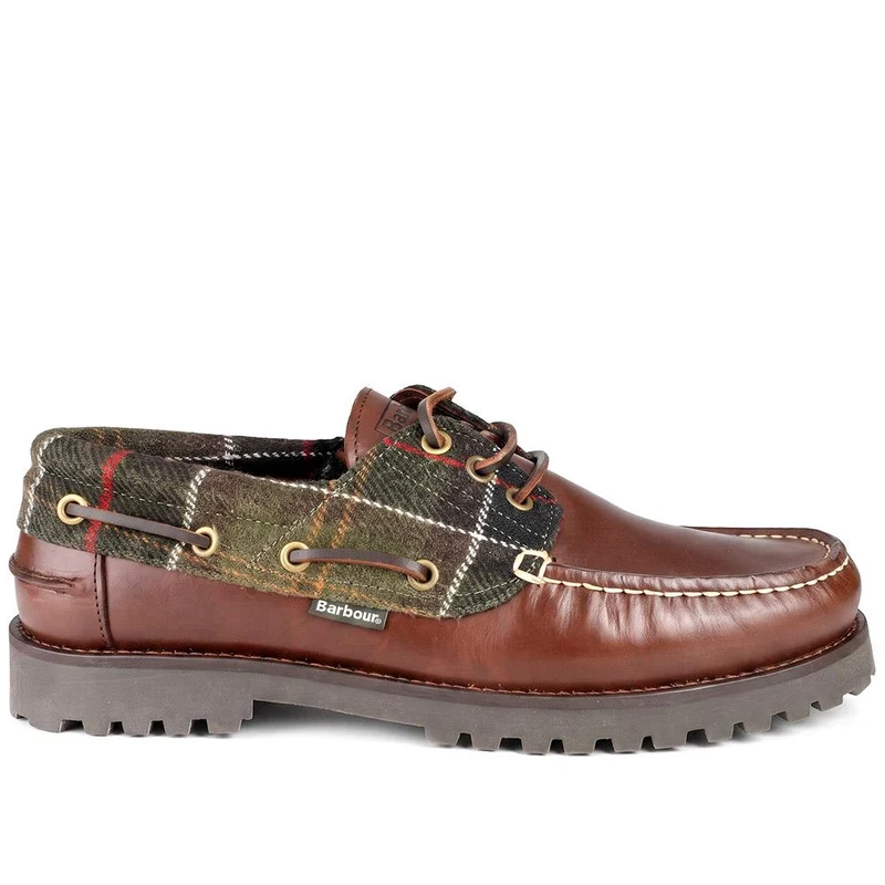 Chunky-Soled Laced Moccasins - BARBR41504 / 327 362 - Brown