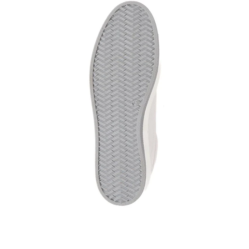 Streatham Leather Trainers - STREATHAM / 325 188 - Off White