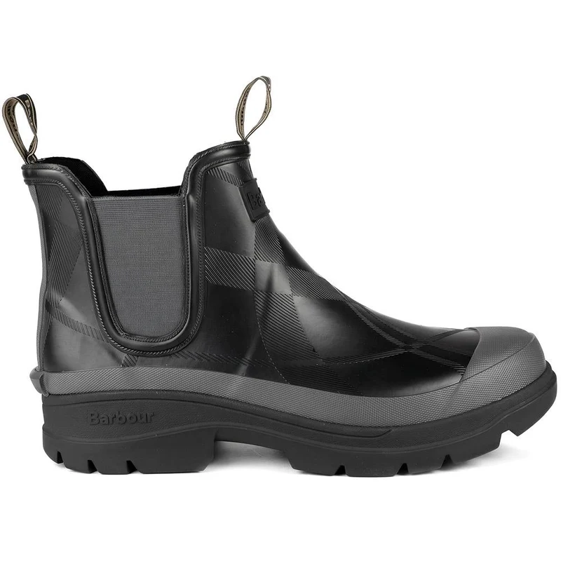 Barbour Breacon Chelsea Ankle Wellingtons - BARBR44504 / 329 666 - Black-Grey