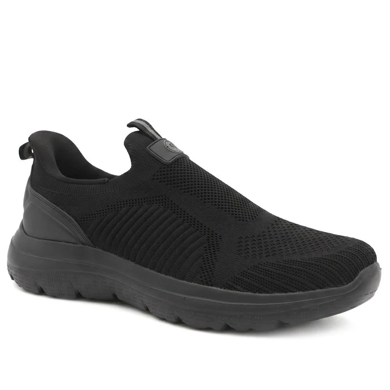 Extra Wide Fit Easy Step In Trainers - BOJIE44000 / 329 589 - Black-Black