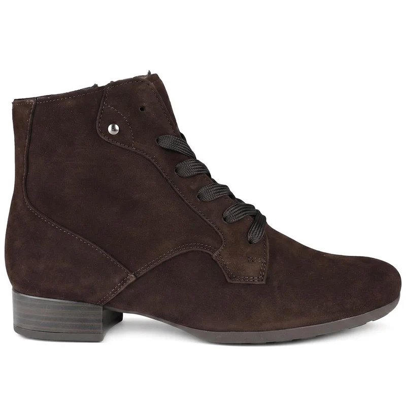 Gabor Wide Fit Leather Lace Up Ankle Boots - GAB44512 / 330 018