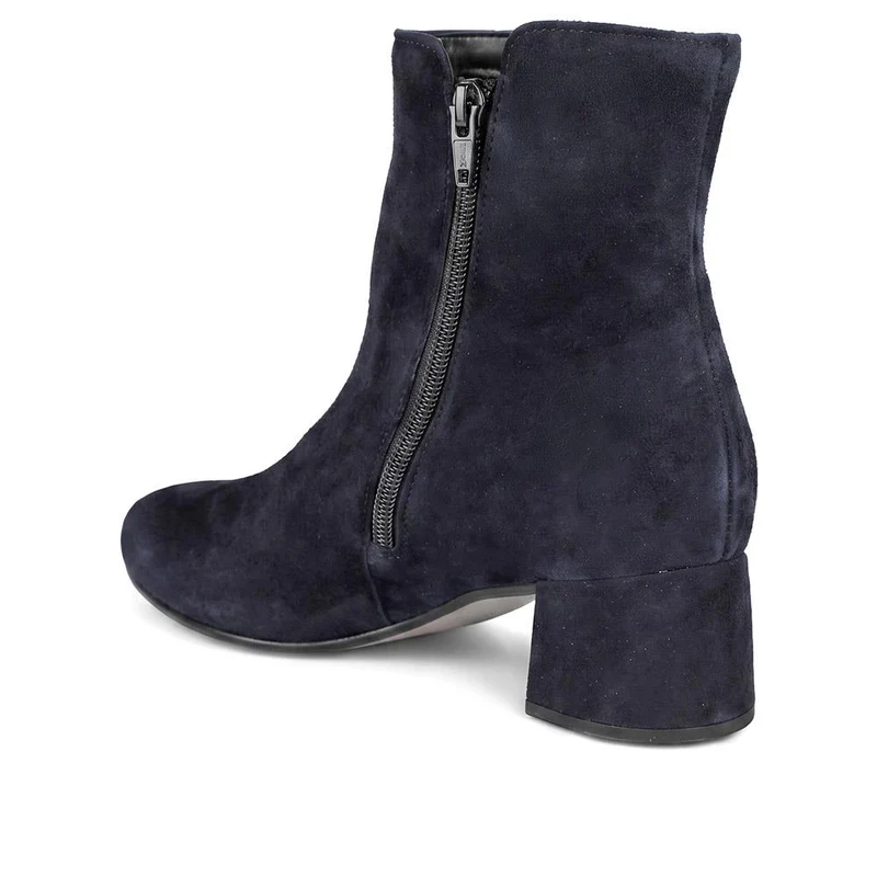 Abbey Smart Leather Ankle Boots - GAB41532 / 327 112 - Navy Suede