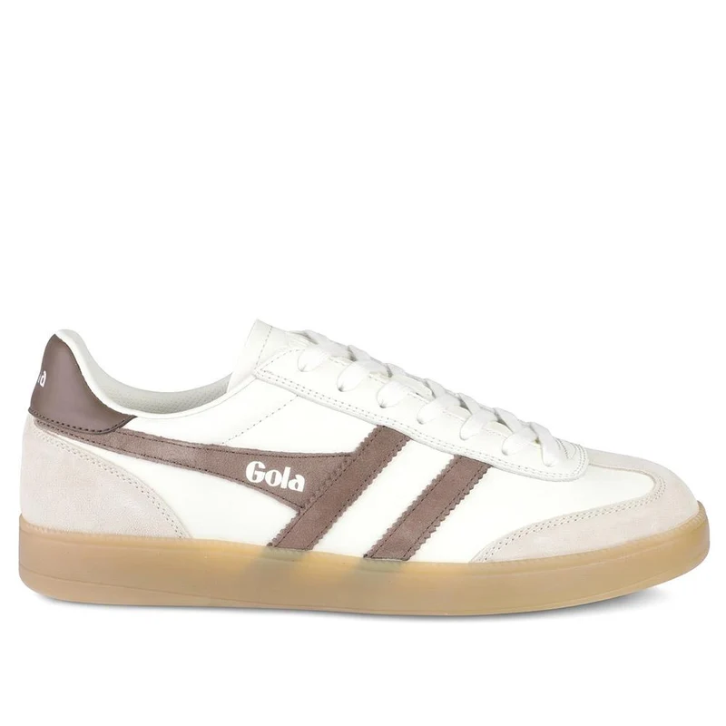 Gola Classics Men's Viper Leather Trainers - JAC43511 / 328 804 - White-Brown