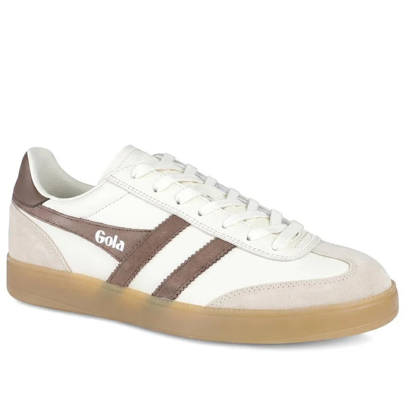 Gola Classics Men's Viper Leather Trainers - JAC43511 / 328 804 - White-Brown