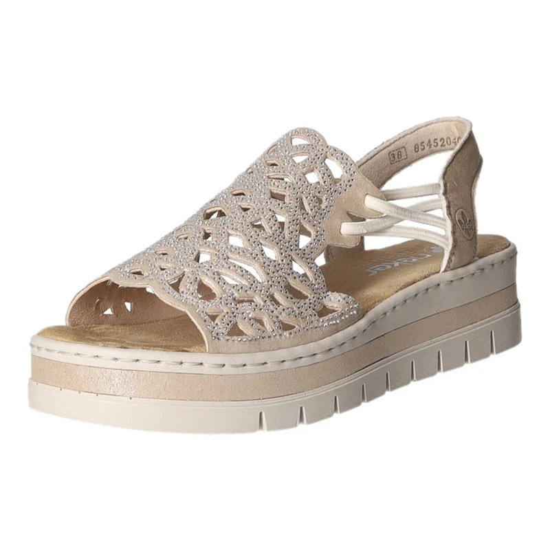 Rieker Keil Sandalette ab 30mm Sohlenhöhe