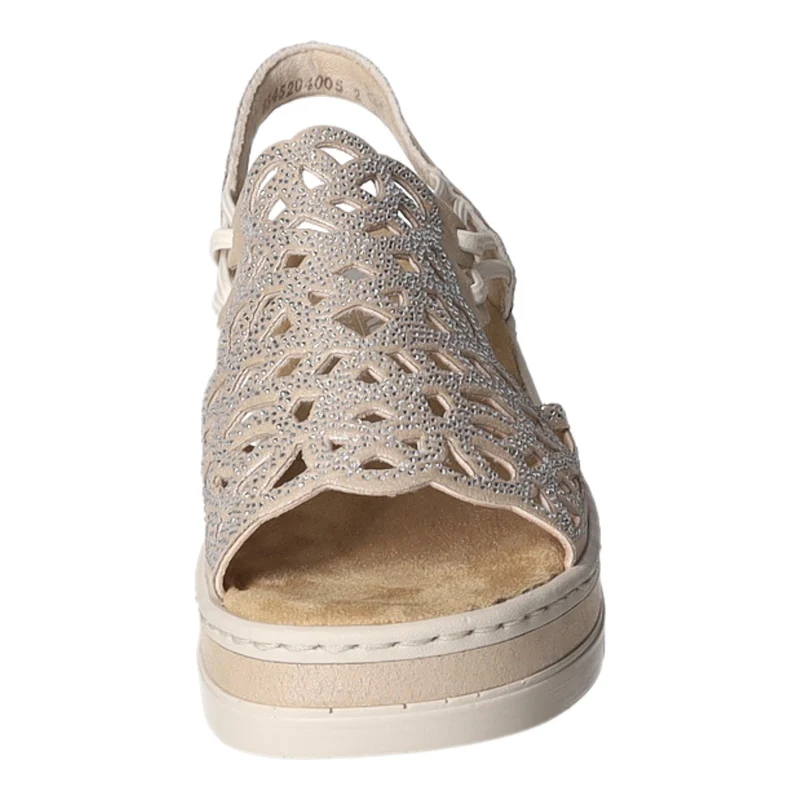 Rieker Keil Sandalette ab 30mm Sohlenhöhe