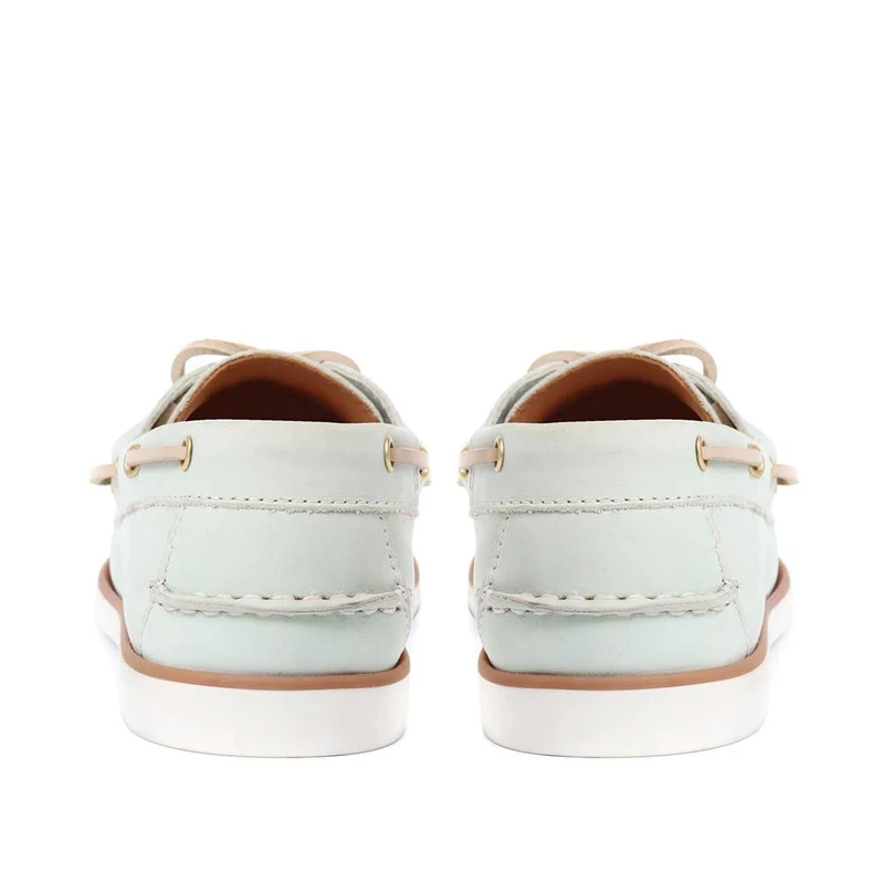 Patrizia Leather Boat Shoes - PATRIZIA / 322 369 - Mint