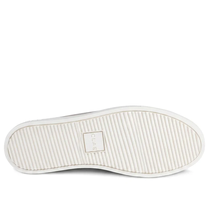 Clae Bradley Essentials Leather Lace Up Trainers - CLAGB43504 / 329 180 - Grey Suede
