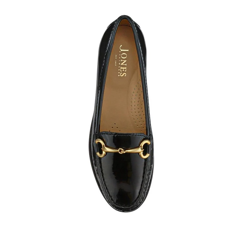 Lorella Wide-Fit Slip-On Shoes - LORELLAWIDE / 327 459 - Black Patent