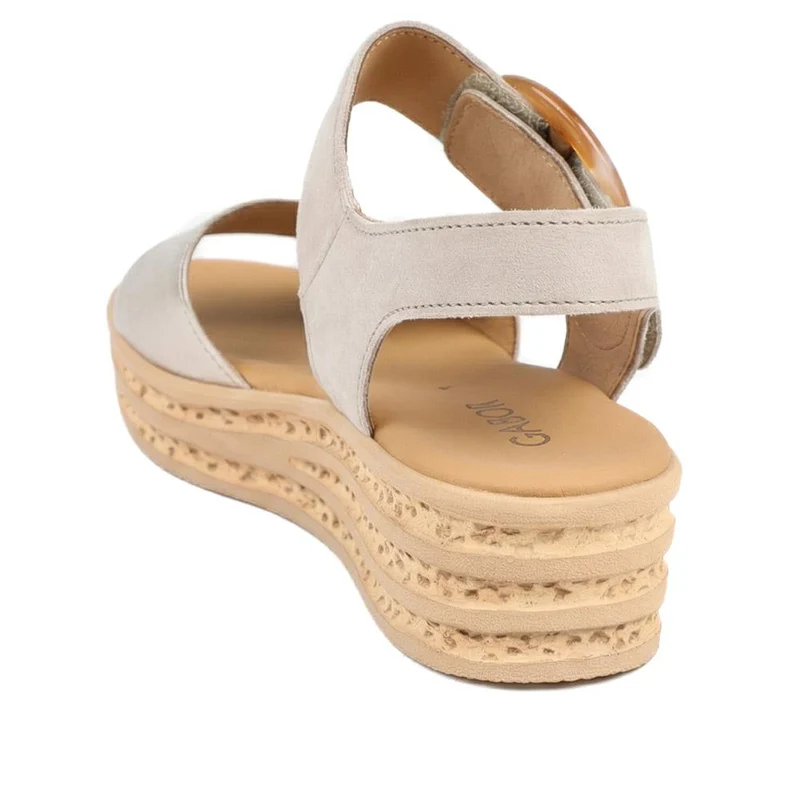 Andre Gabor Wedge Sandals - GAB37522 / 323 653 - Sand Shimmer