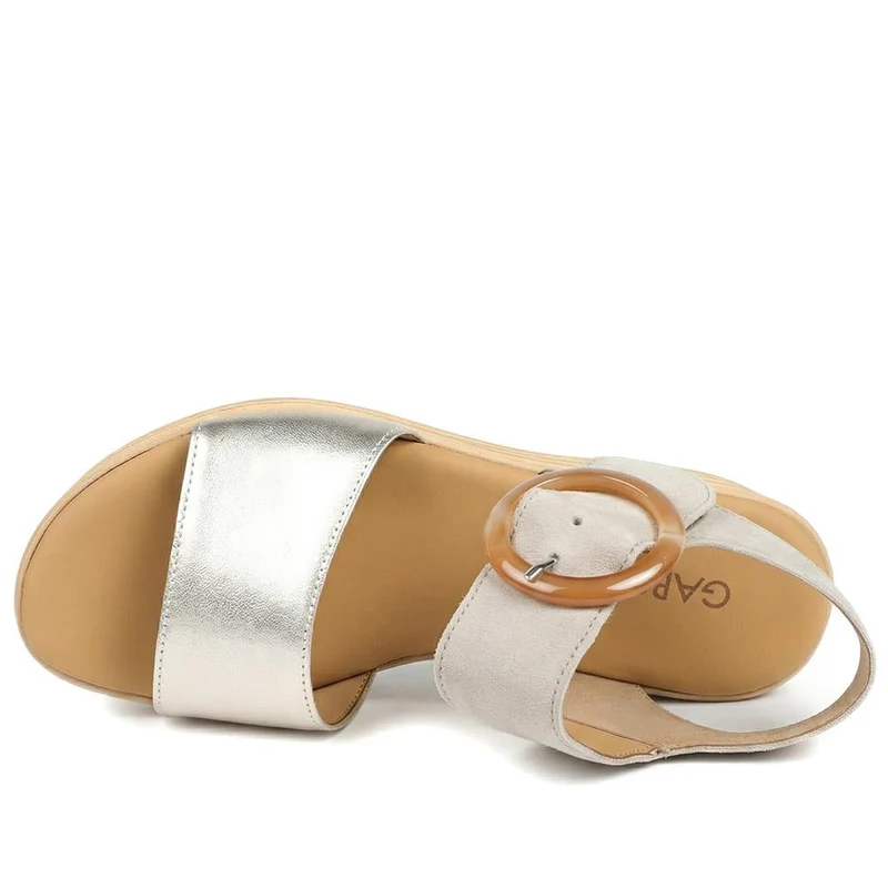 Andre Gabor Wedge Sandals - GAB37522 / 323 653 - Sand Shimmer