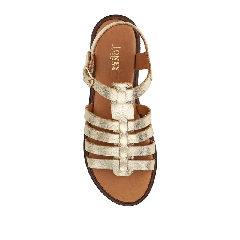 Hera Leather Strappy Buckled Sandals - HERA / 329 051 - Gold